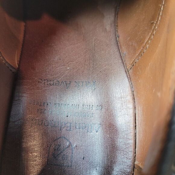 Allen Edmonds Park Ave Men’s Shoes Size 9.5 Bourbon Cap Toe Oxford Leather - Picture 9 of 11